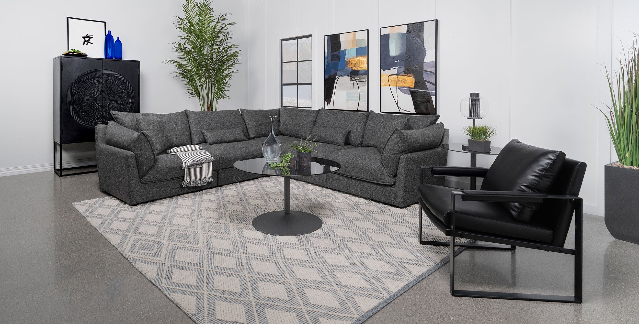 Sasha Modular Sectional Sofa - Joseph's Furniture (East Orange, NJ)