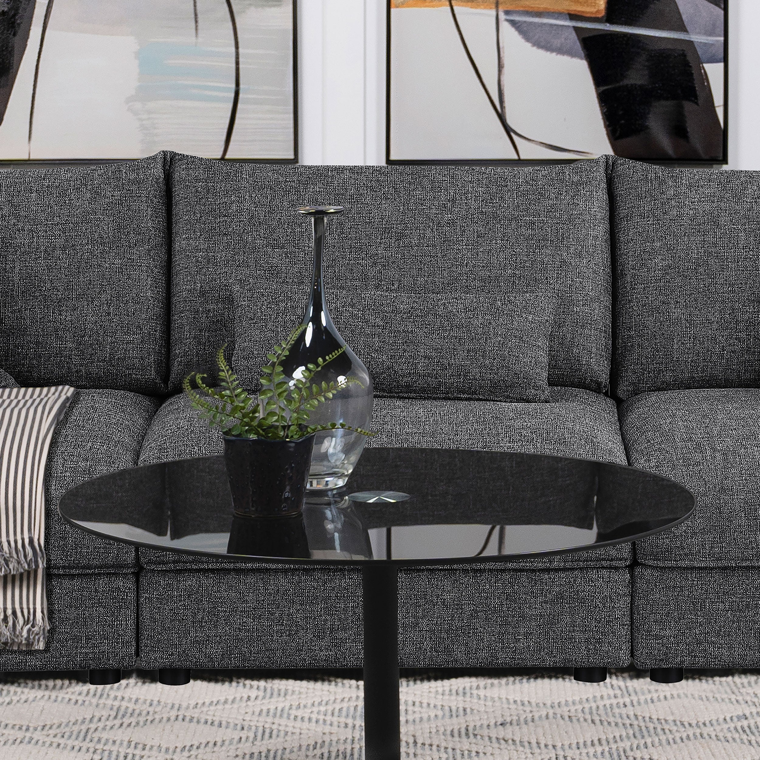 Sasha Armless Chair - Joseph's Furniture (East Orange, NJ)