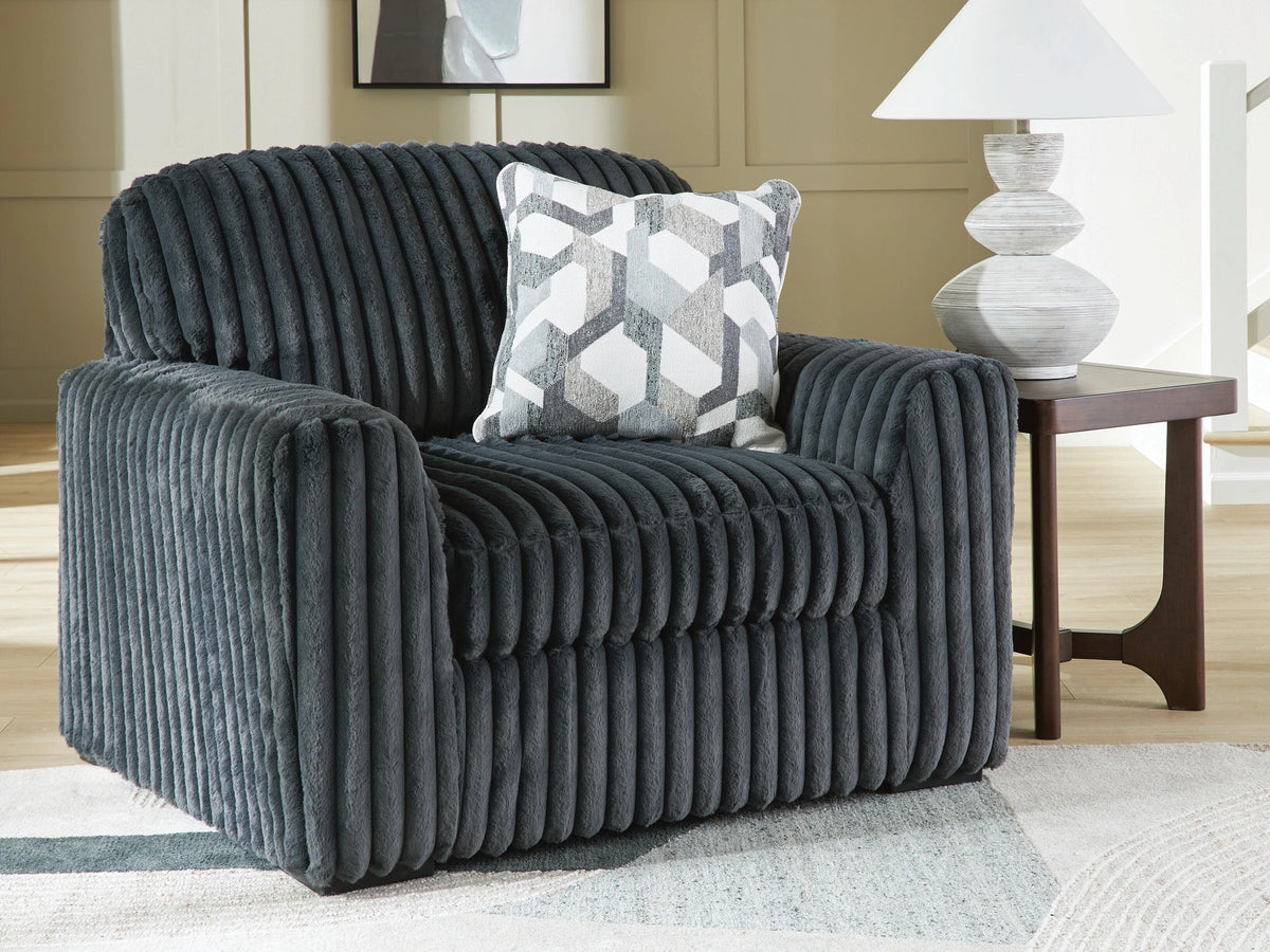 Midnight-Madness Oversized Chair