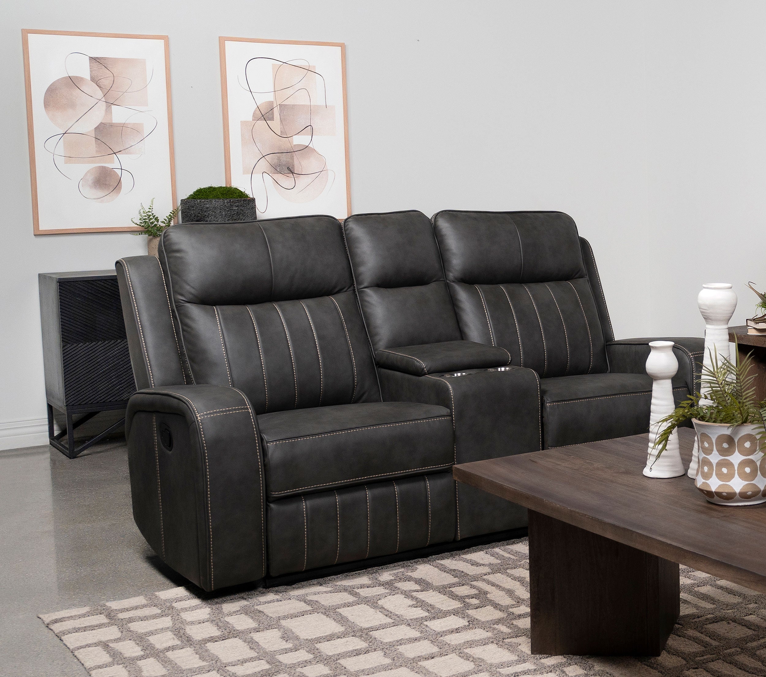 Raelynn Reclining Loveseat - Joseph's Furniture (East Orange, NJ)