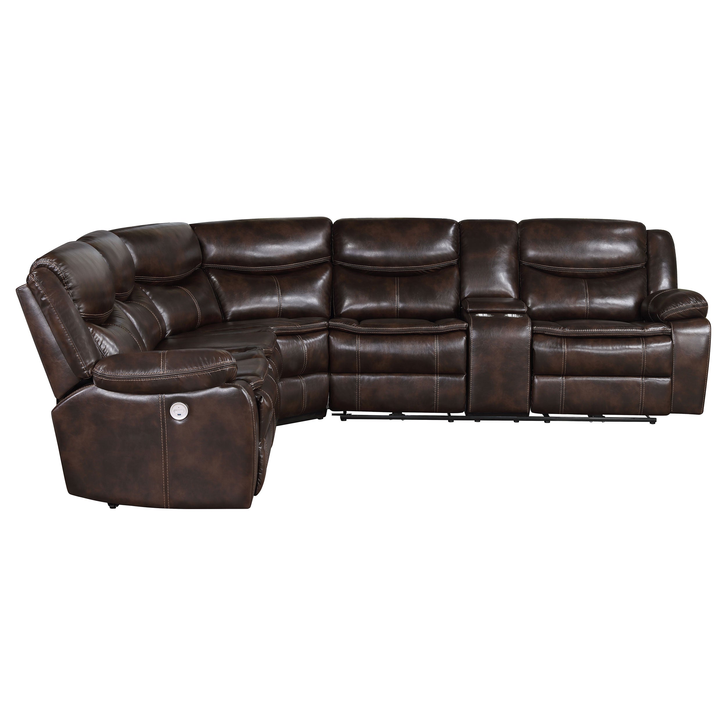 Sycamore Power Reclining Sectional Sofa - Joseph's Furniture (East Orange, NJ)