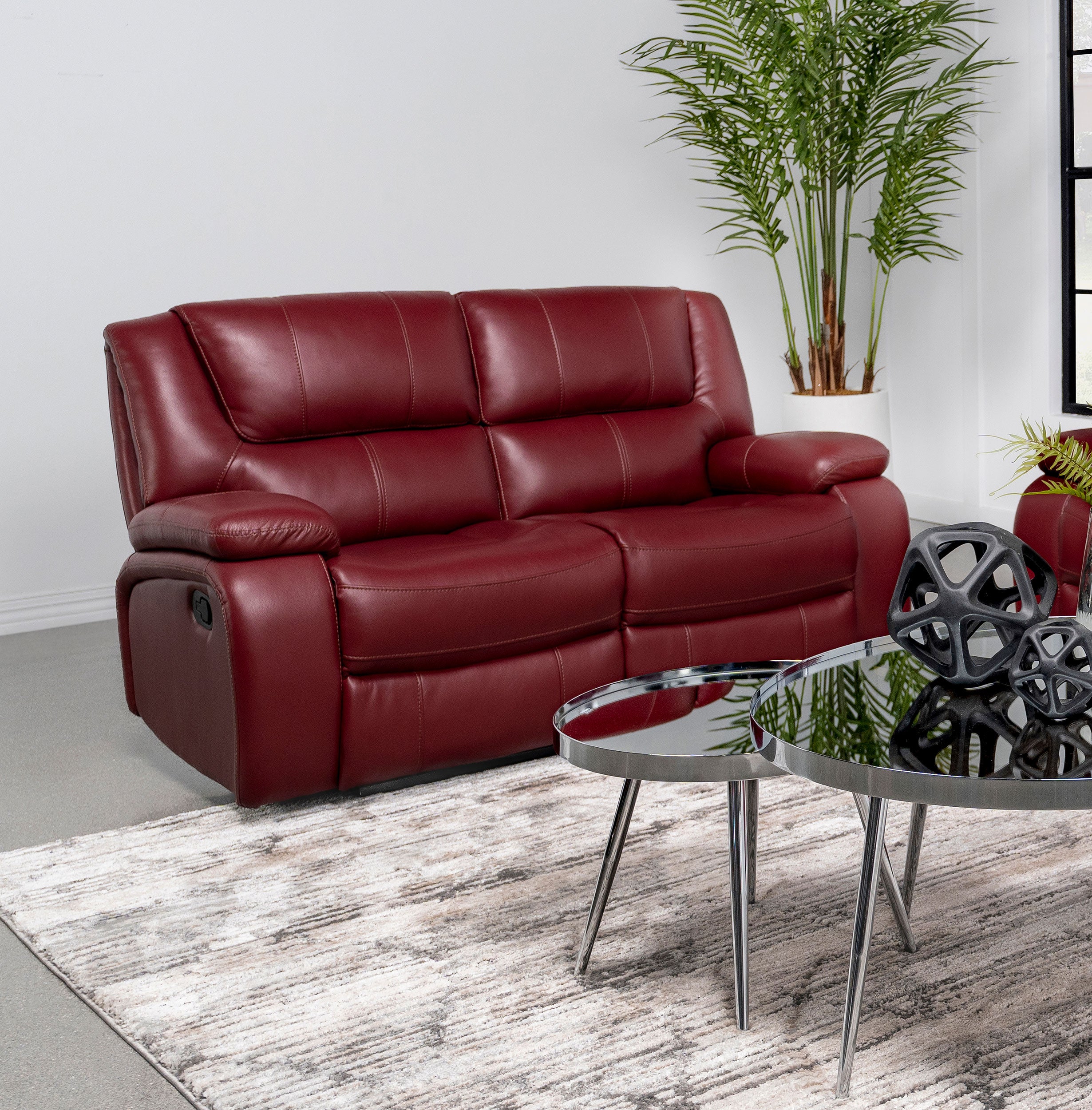 Camila Reclining Loveseat - Joseph's Furniture (East Orange, NJ)