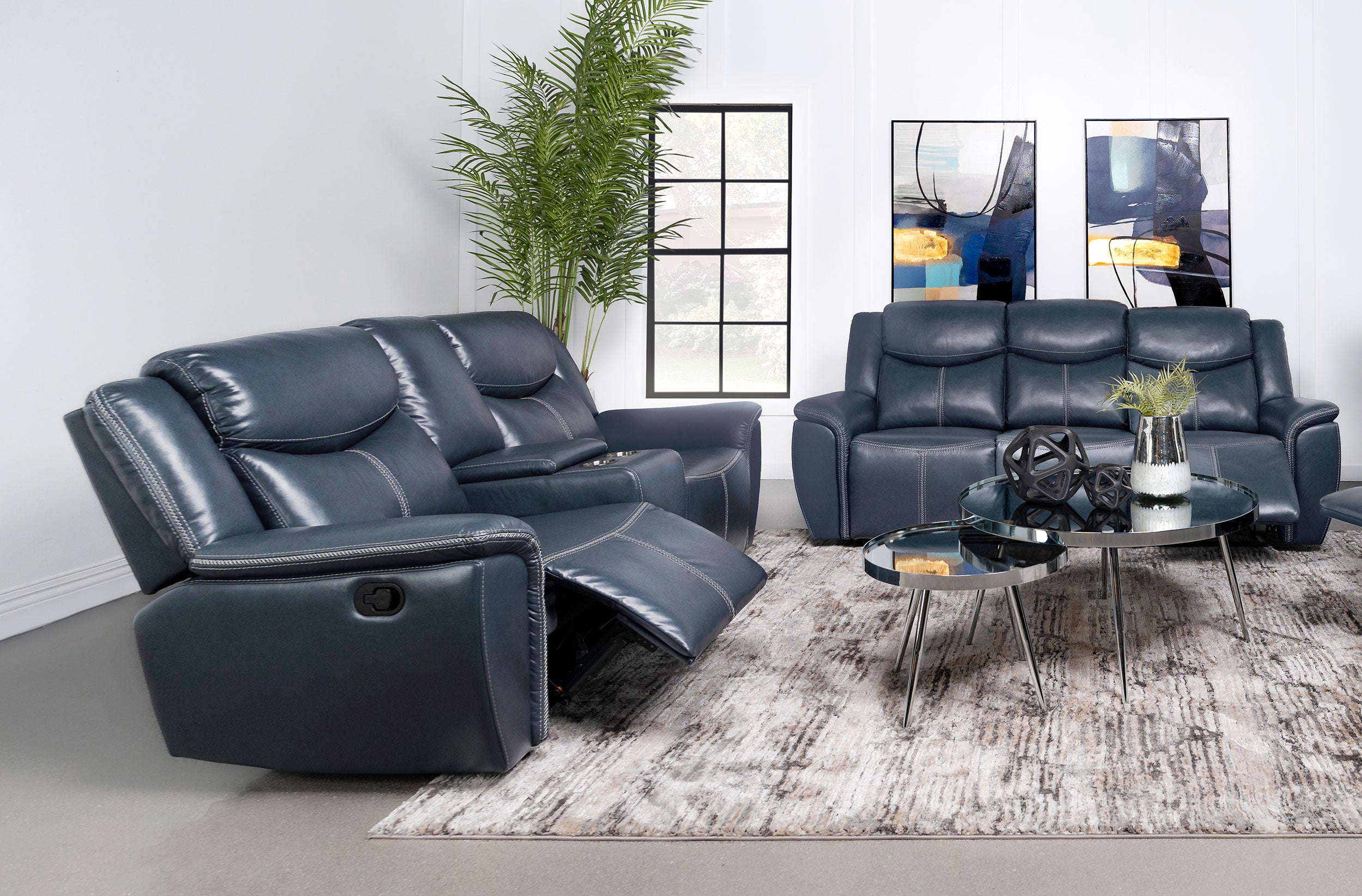 Sloane Reclining Sofa Set - Joseph's Furniture (East Orange, NJ)