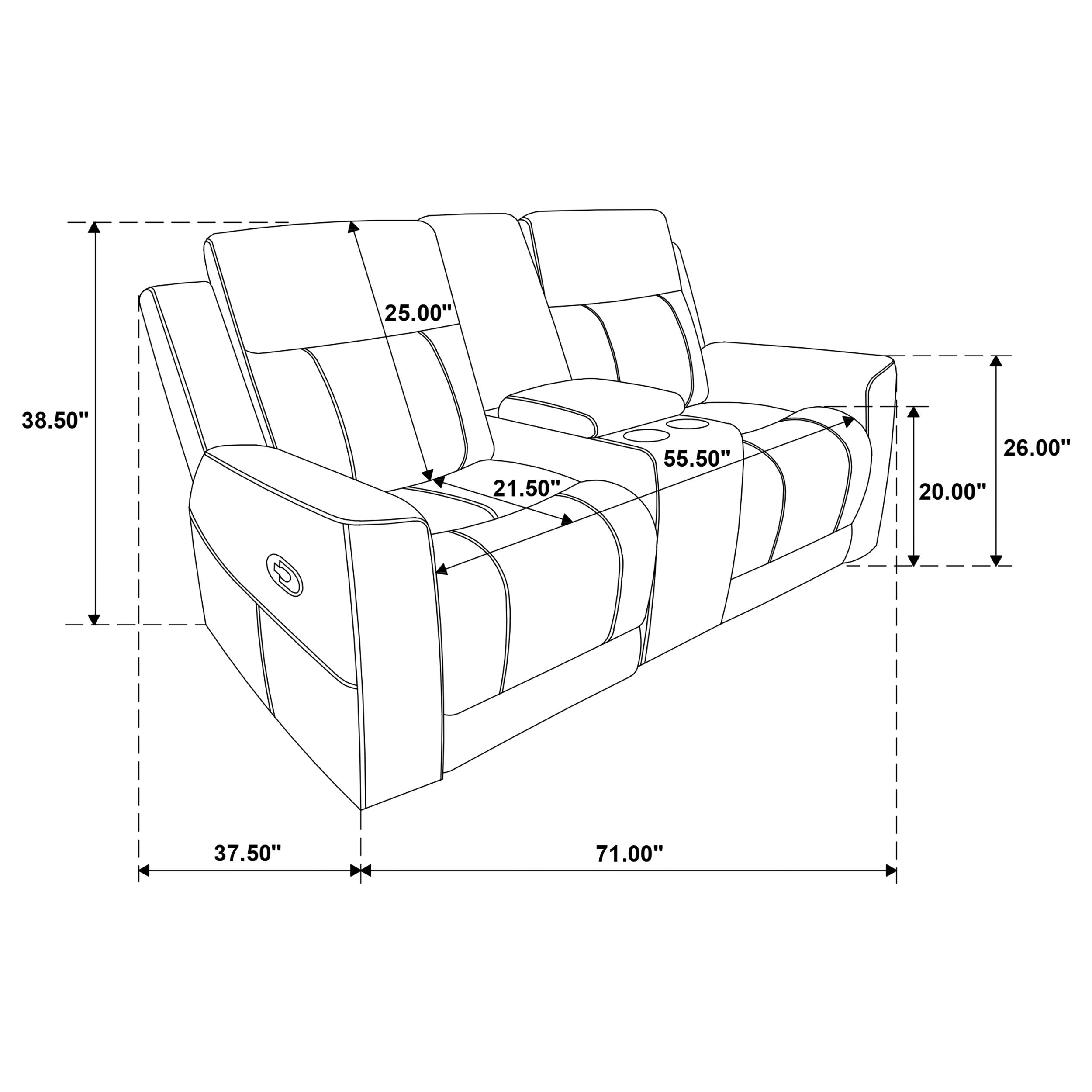 Brentwood Reclining Loveseat - Joseph's Furniture (East Orange, NJ)