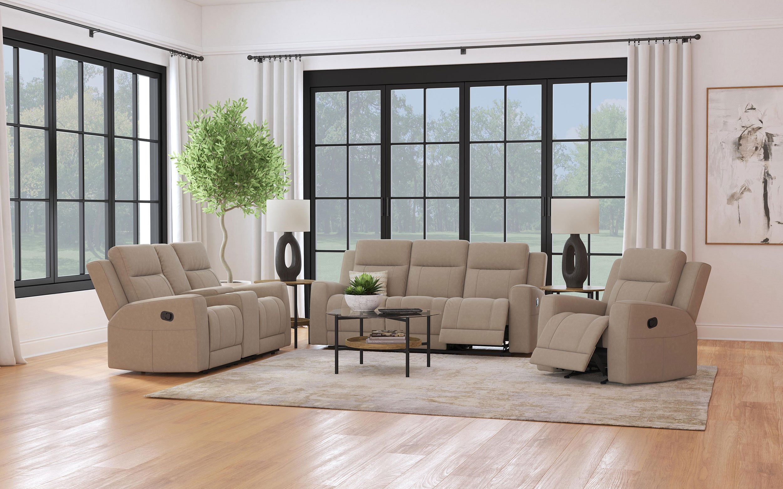 Brentwood Reclining Loveseat - Joseph's Furniture (East Orange, NJ)