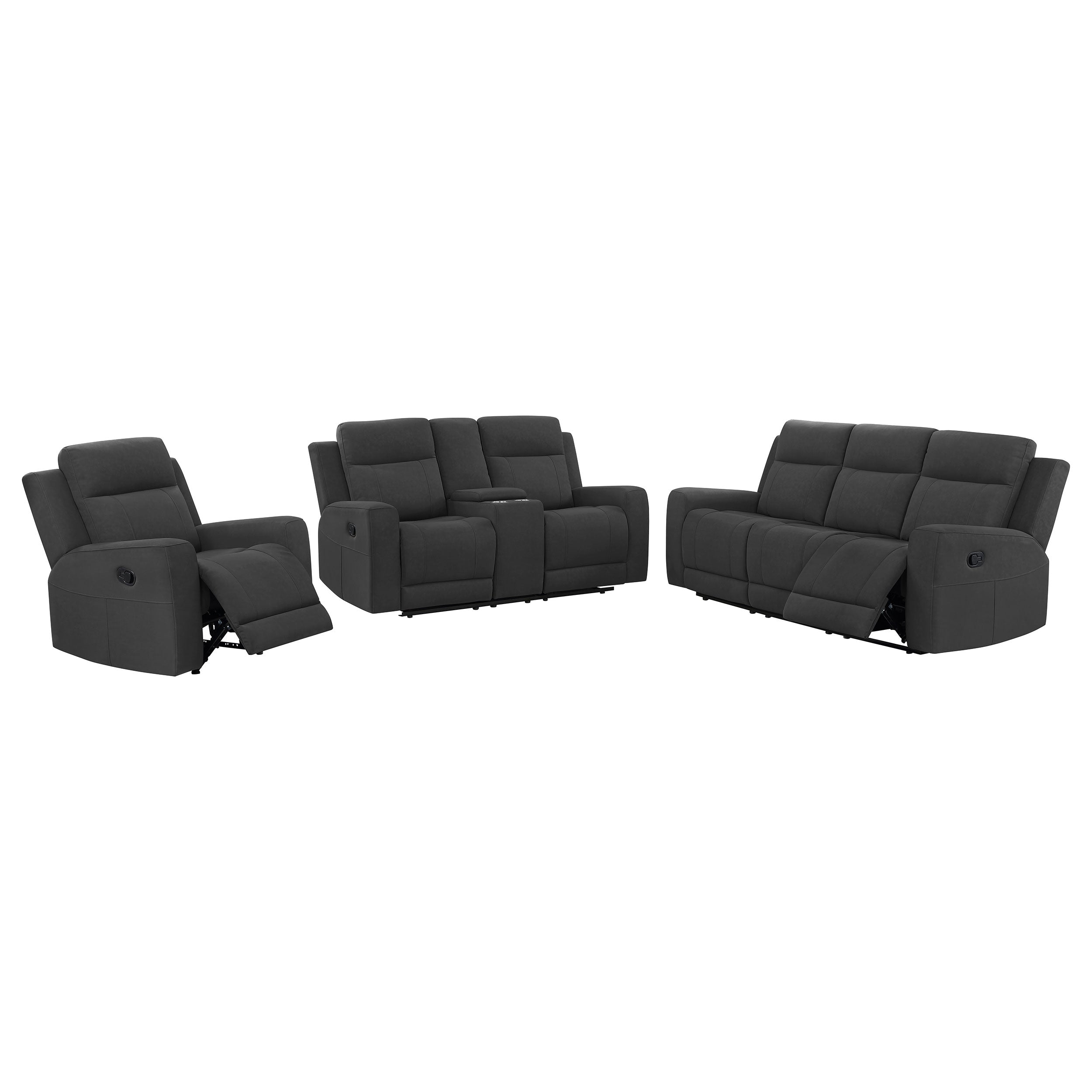 Brentwood Reclining Sofa Set - Joseph's Furniture (East Orange, NJ)