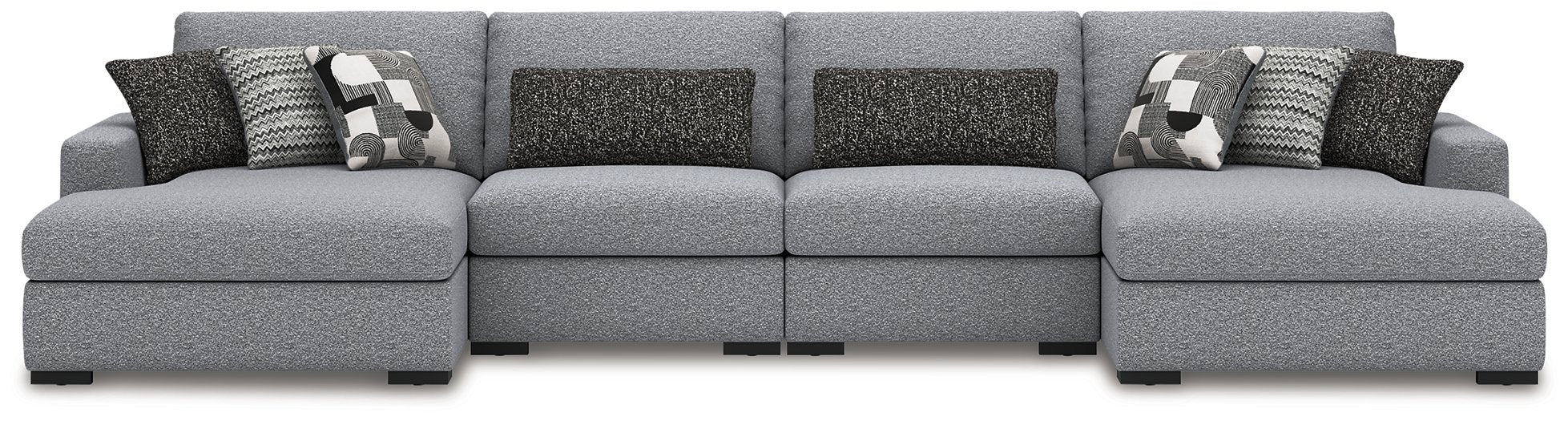 Bealton Sectional with Double Chaise - Joseph's Furniture (East Orange, NJ)