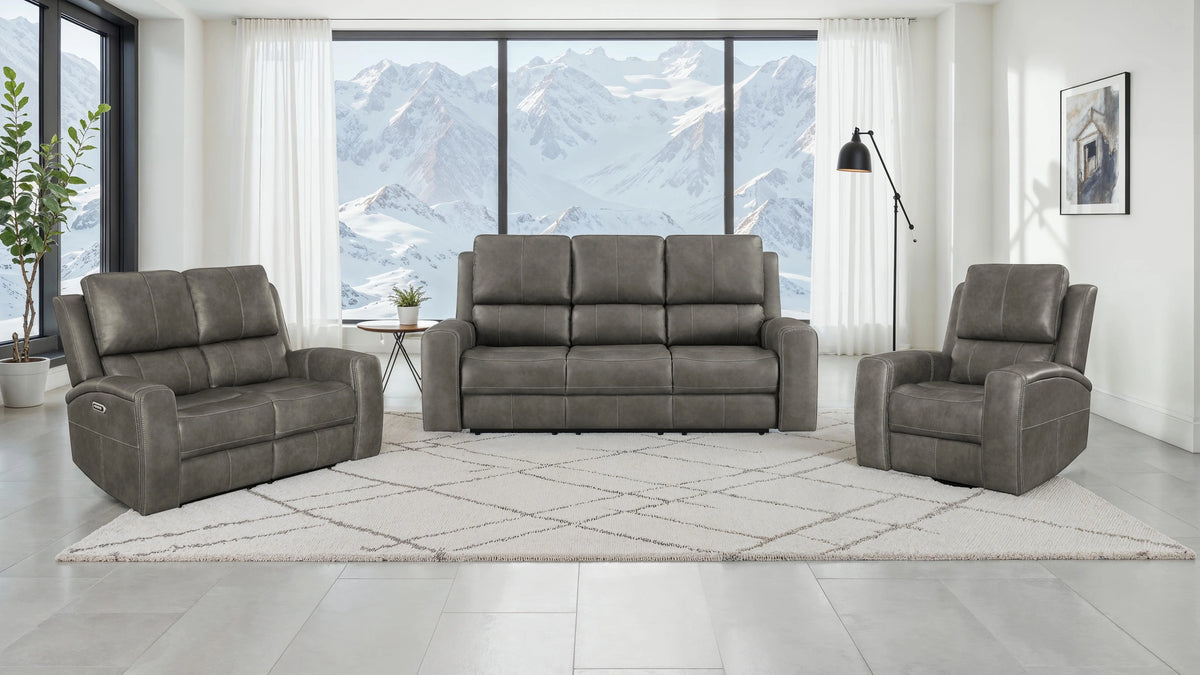 Brickston Triple Power Reclining Loveseat