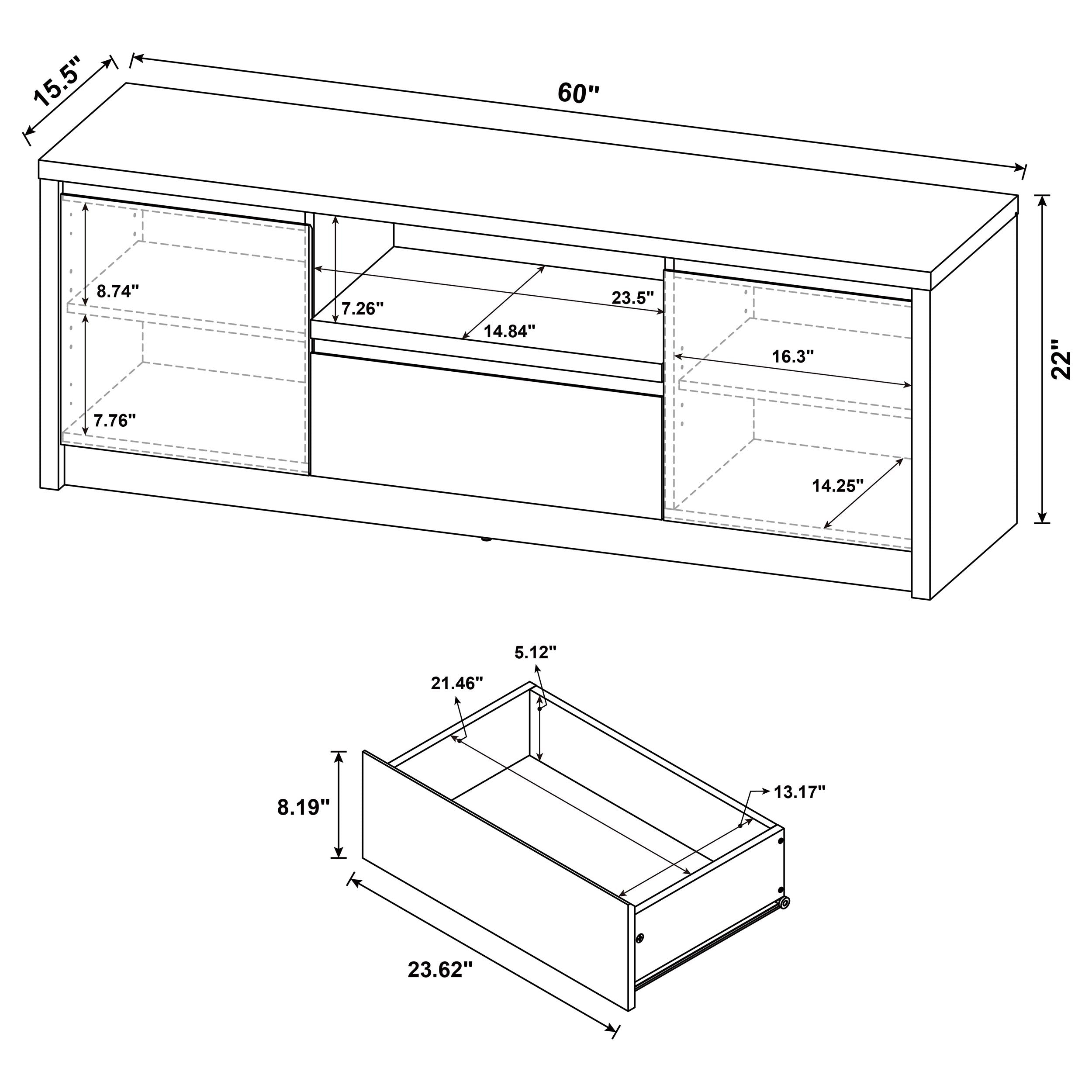 Winfield TV Stand - Joseph's Furniture (East Orange, NJ)