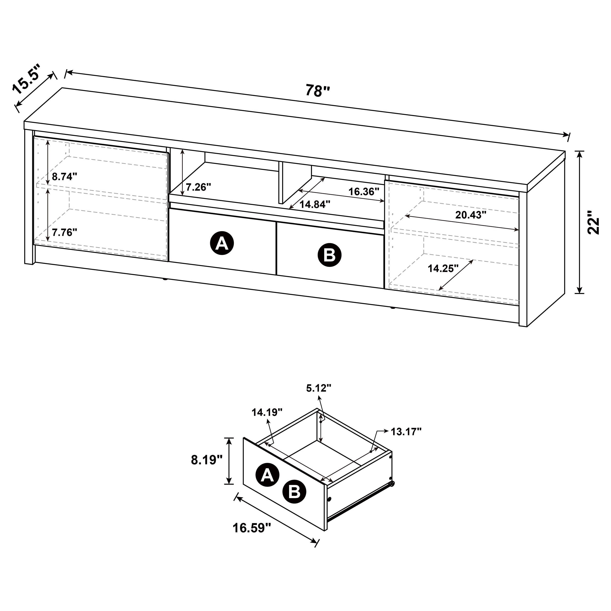 Winfield Entertainment Center - Joseph's Furniture (East Orange, NJ)