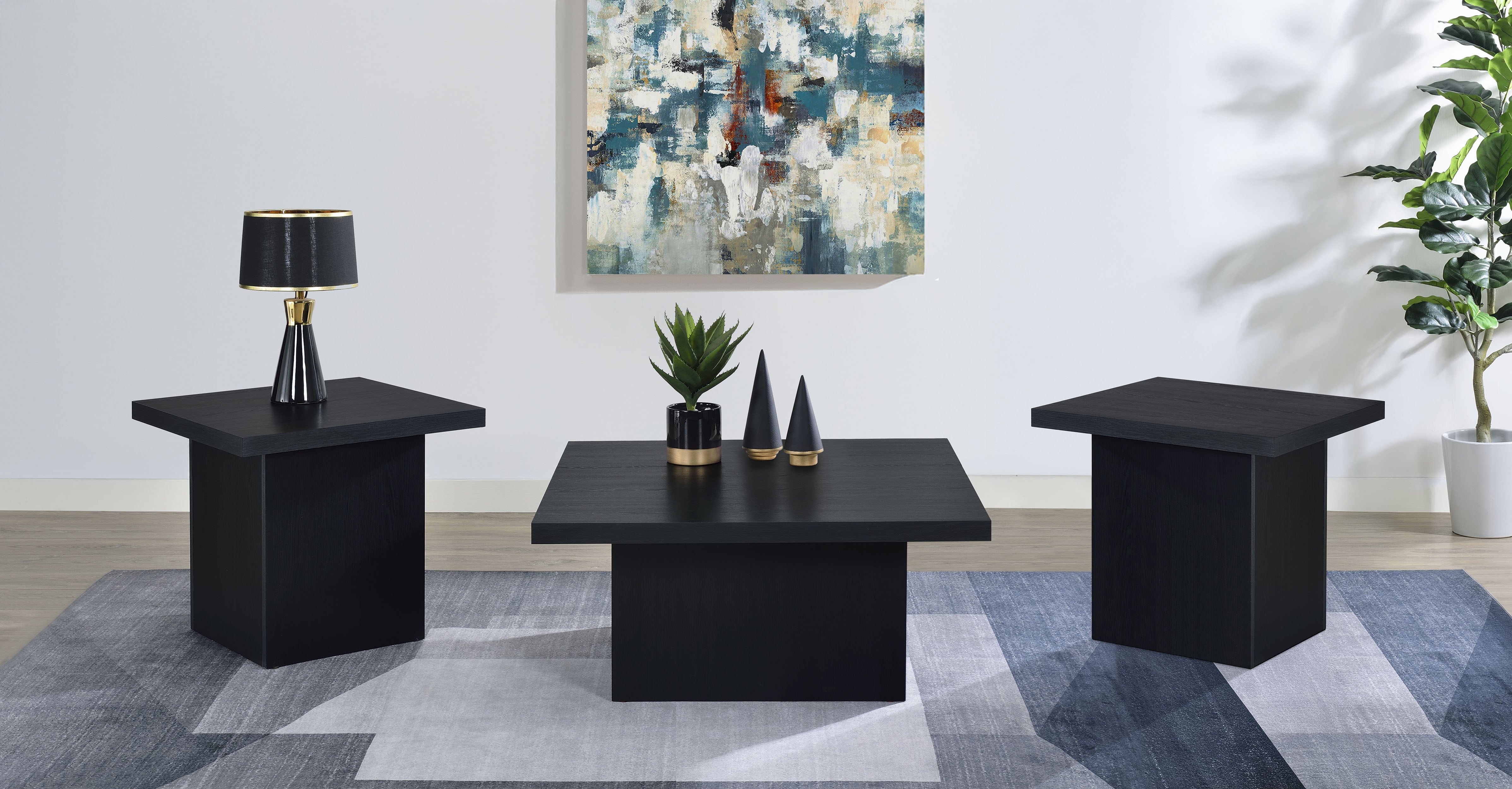 Devar Coffee Table Set - Joseph's Furniture (East Orange, NJ)