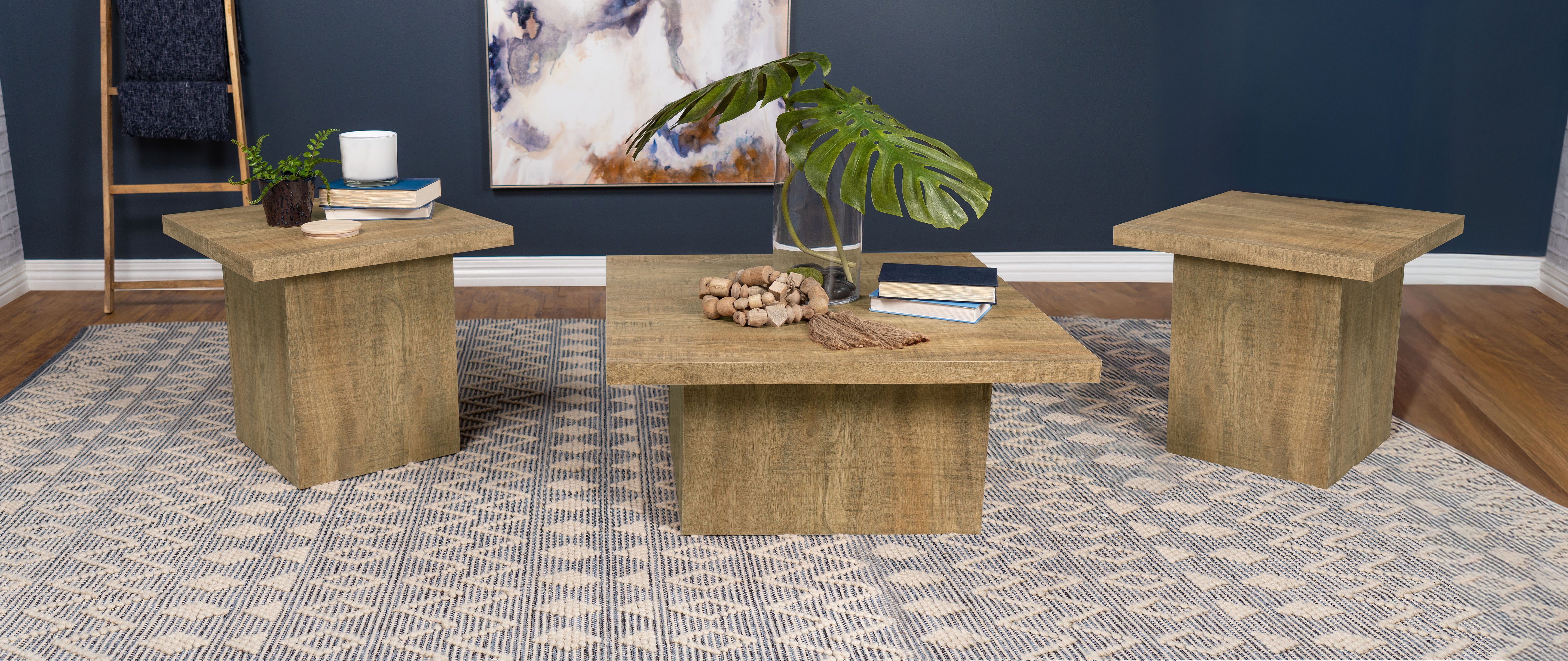 Devar Coffee Table Set - Joseph's Furniture (East Orange, NJ)