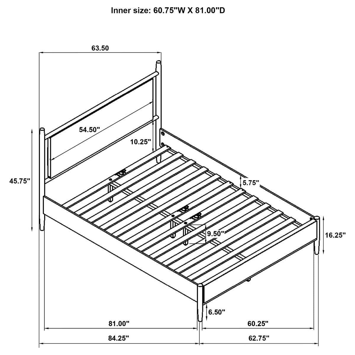 Mason Panel Platform Bed
