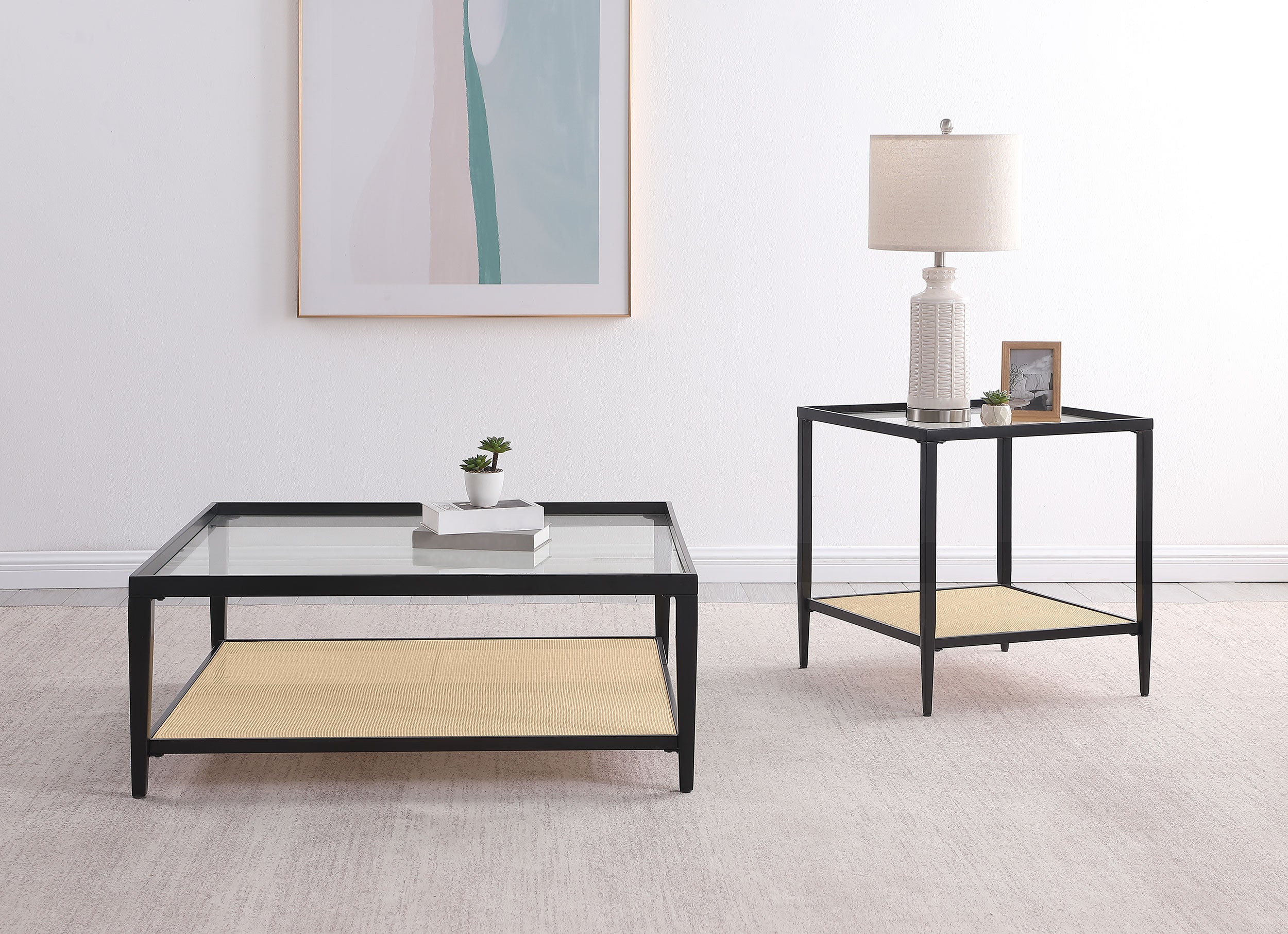 Amherst Coffee Table Set - Joseph's Furniture (East Orange, NJ)