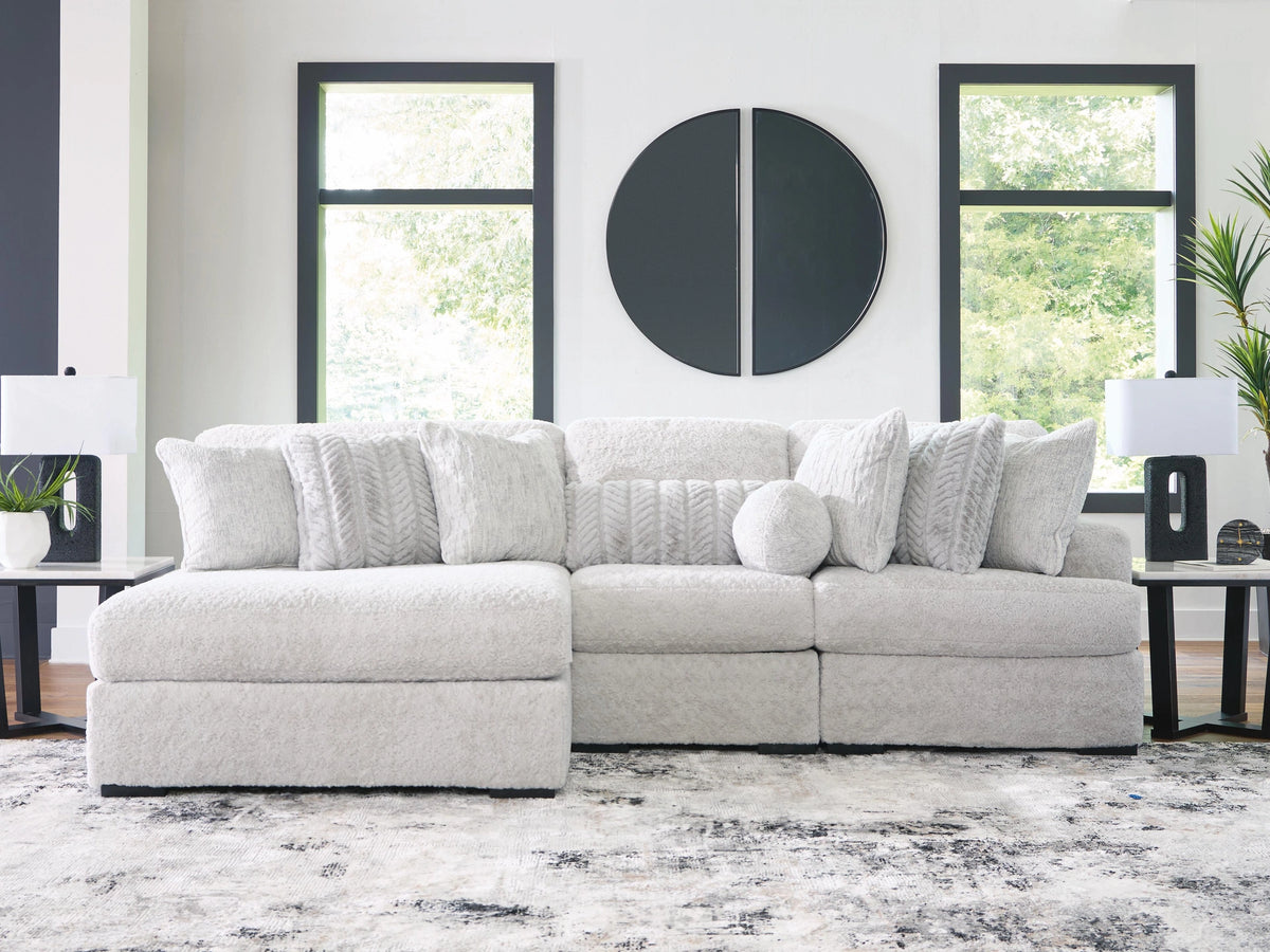 Cuddle Plush Sectional with Chaise