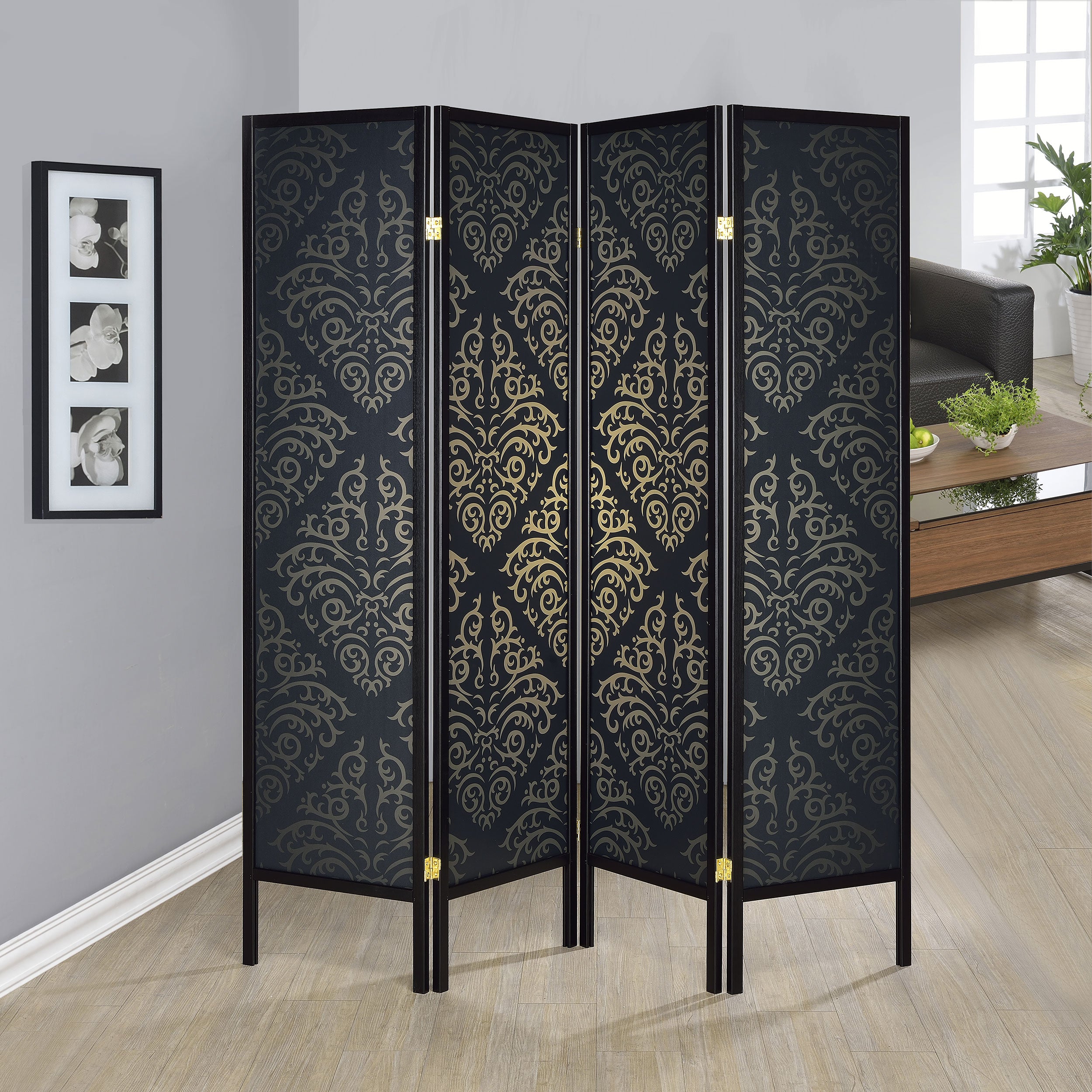 Haidera Four-Panel Room Divider - Joseph's Furniture (East Orange, NJ)