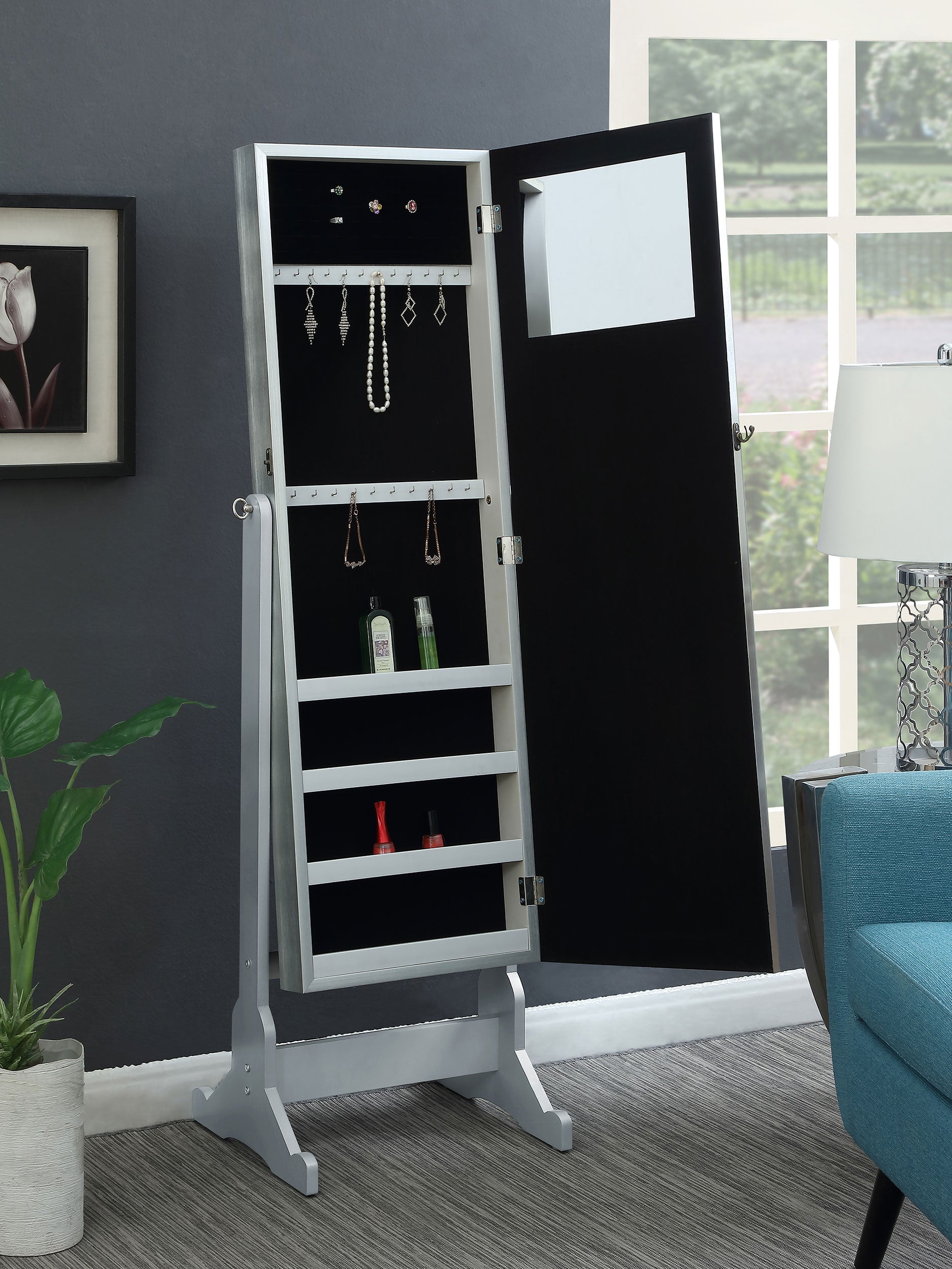 Elle Jewelry Cheval Mirror - Joseph's Furniture (East Orange, NJ)