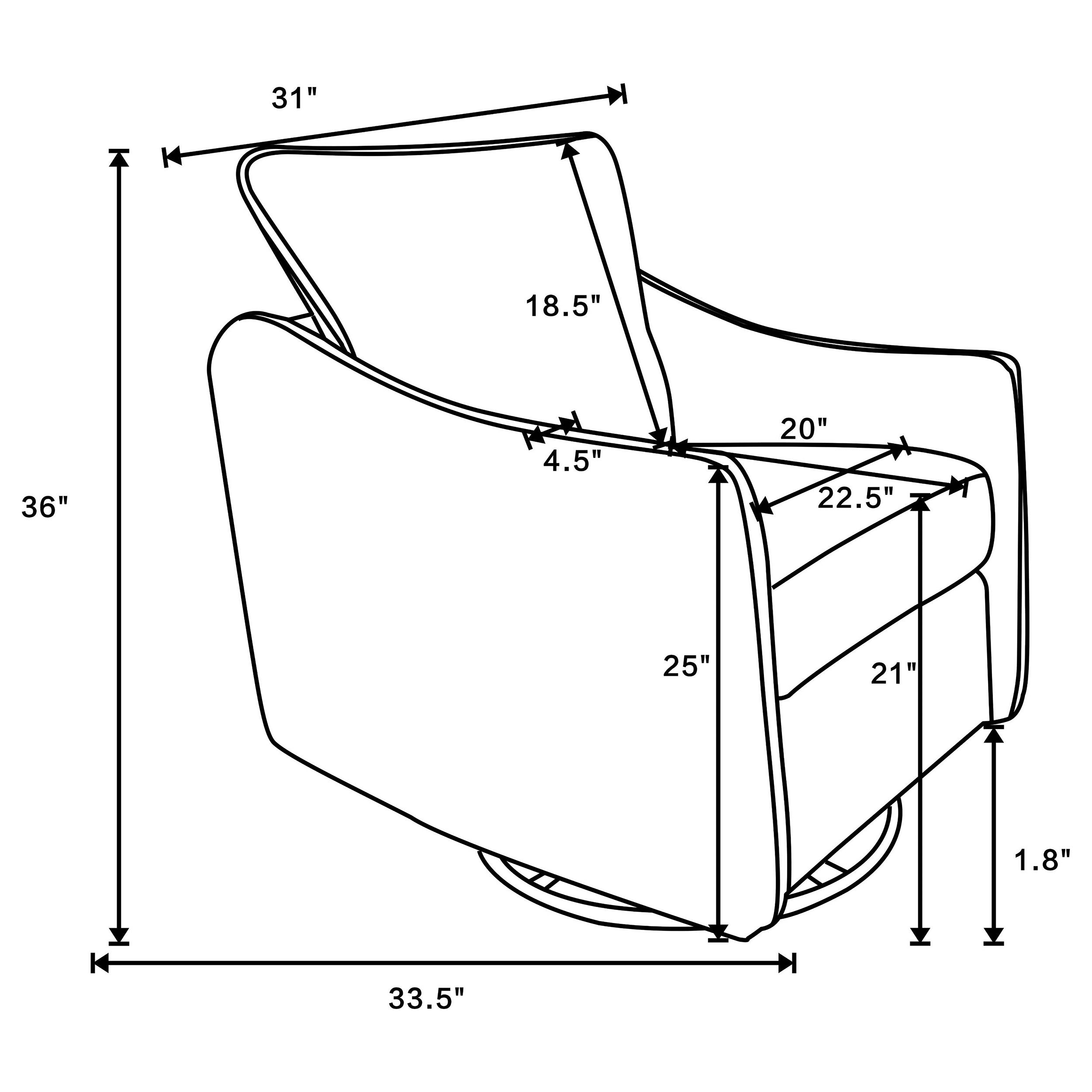 Madia Swivel Glider Chair - Joseph's Furniture (East Orange, NJ)