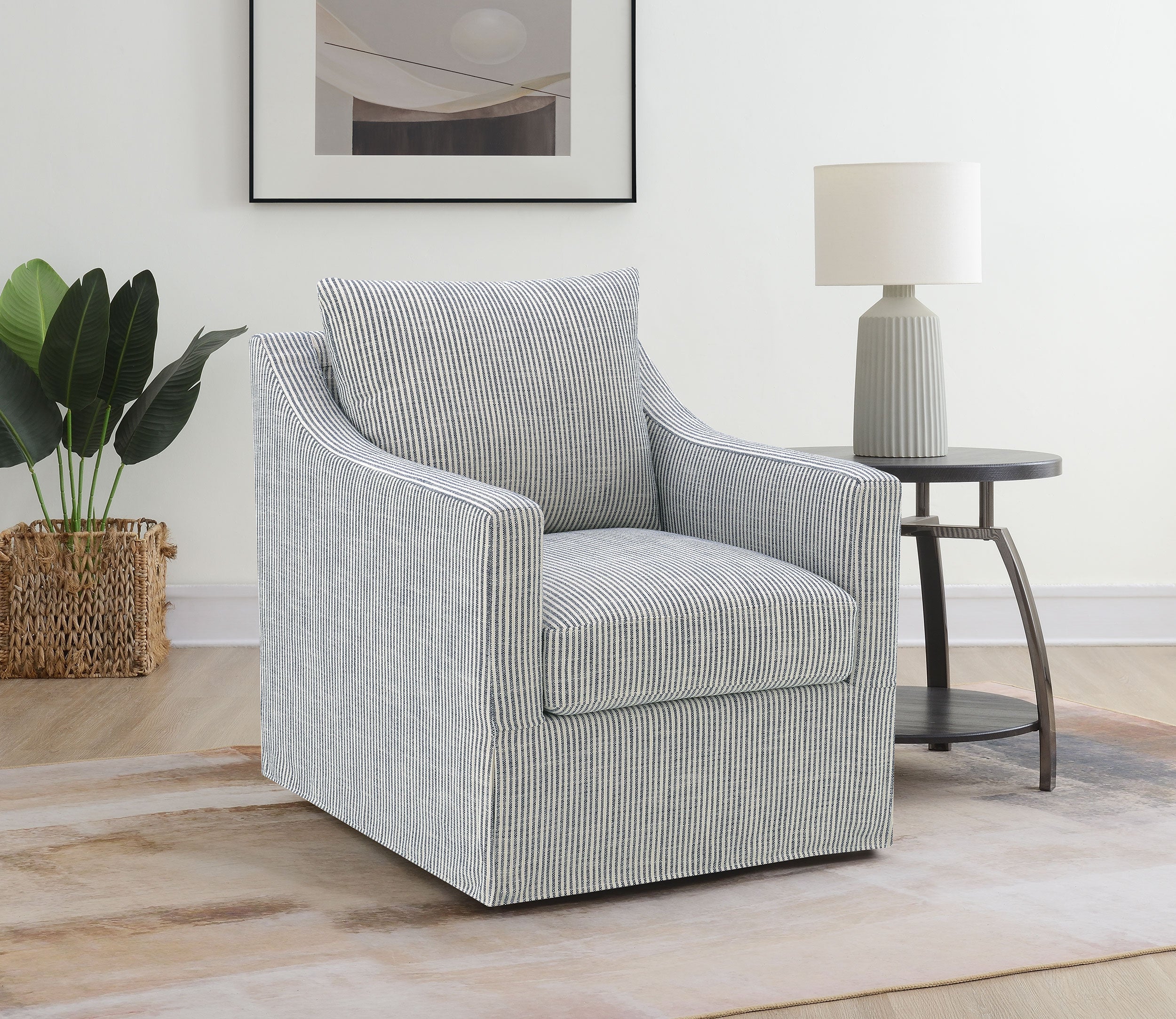 Winter Swivel Accent Chair