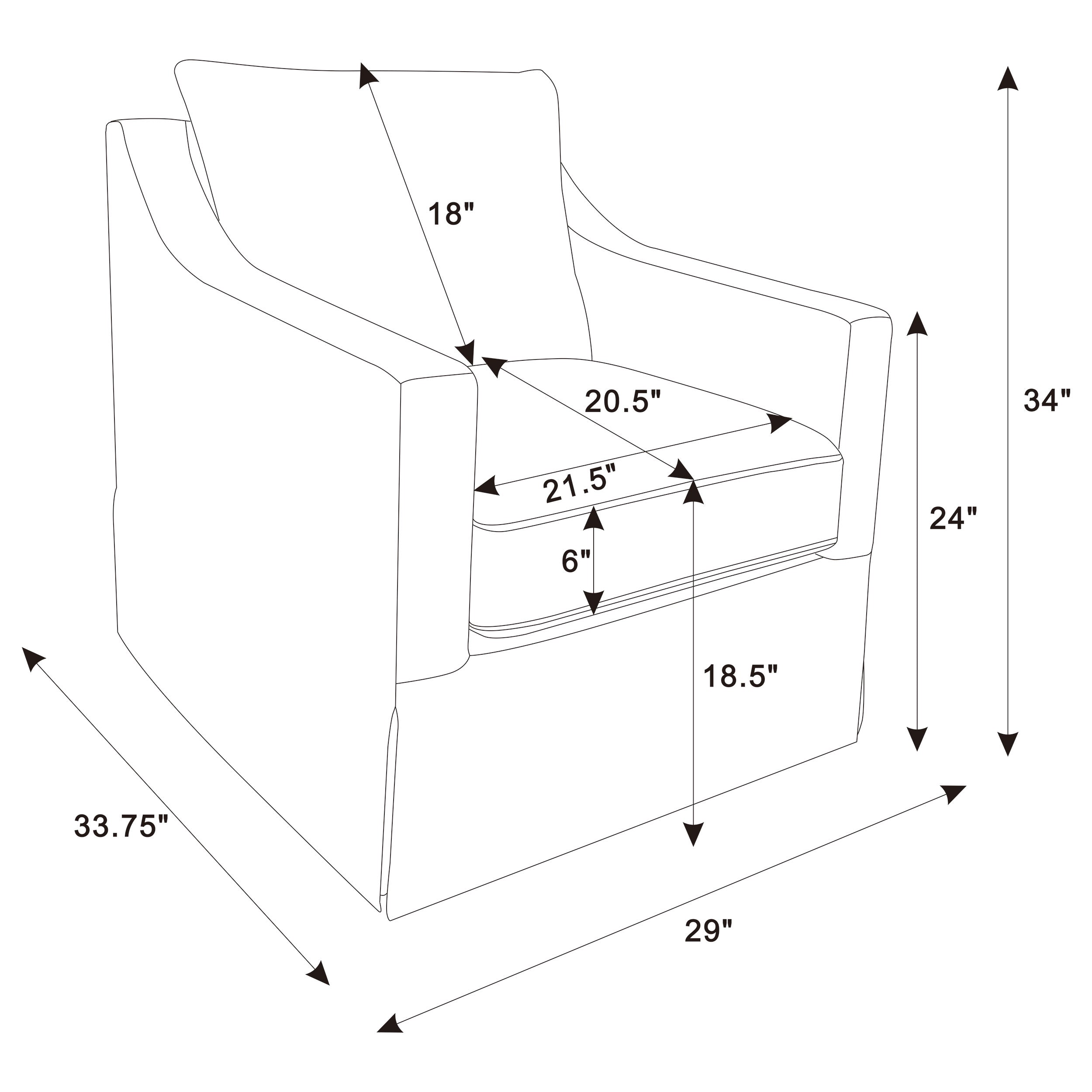 Winter Swivel Accent Chair - Joseph's Furniture (East Orange, NJ)