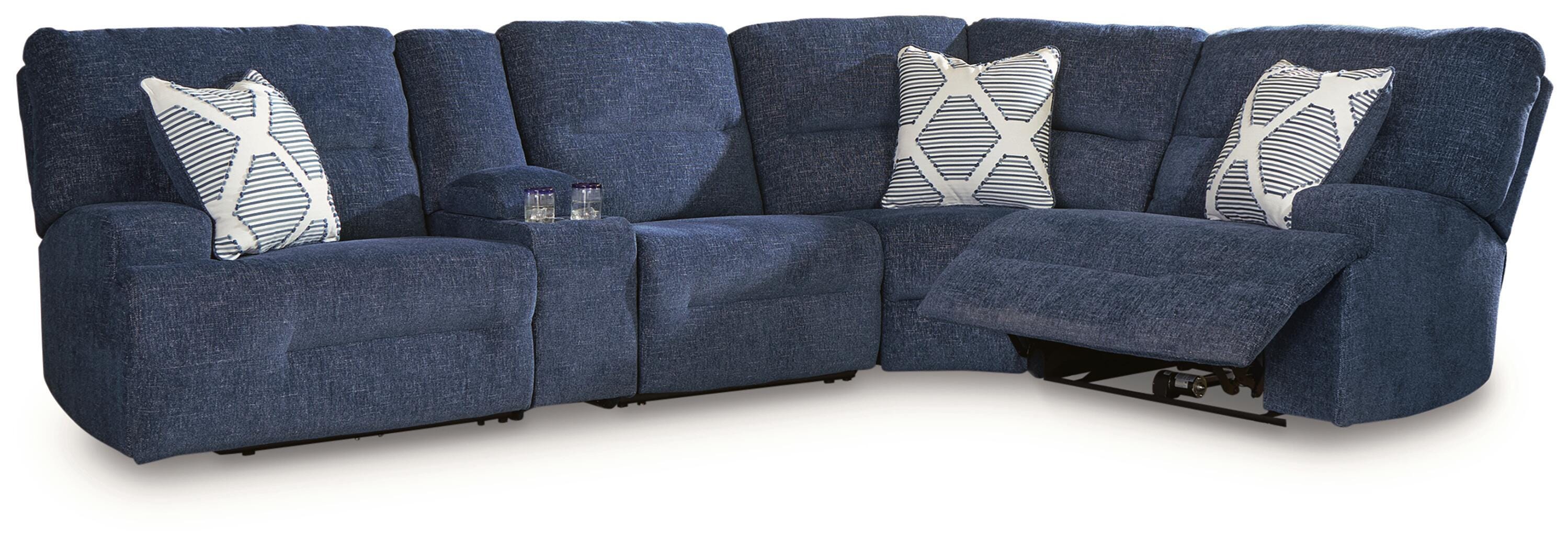 Acklen Place Power Reclining Sectional with Storage Console