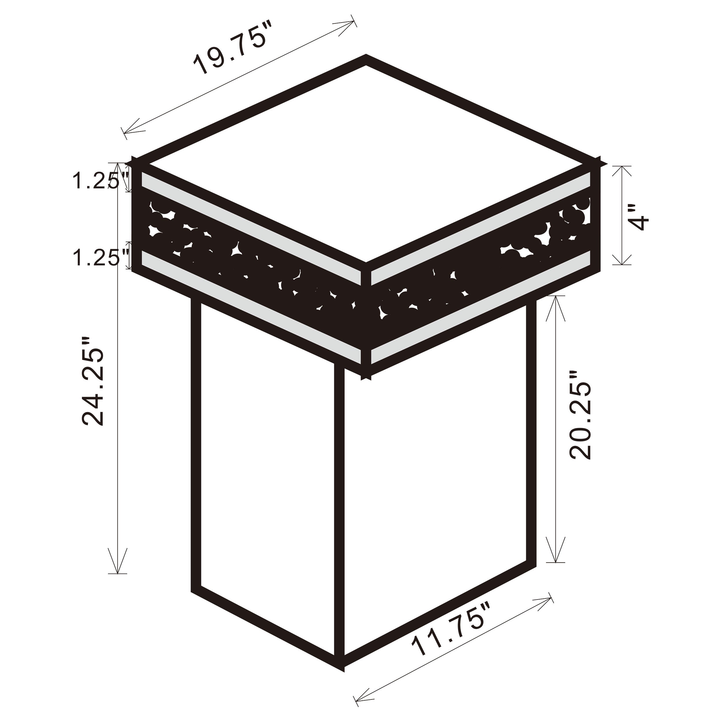 Elora Side Table - Joseph's Furniture (East Orange, NJ)