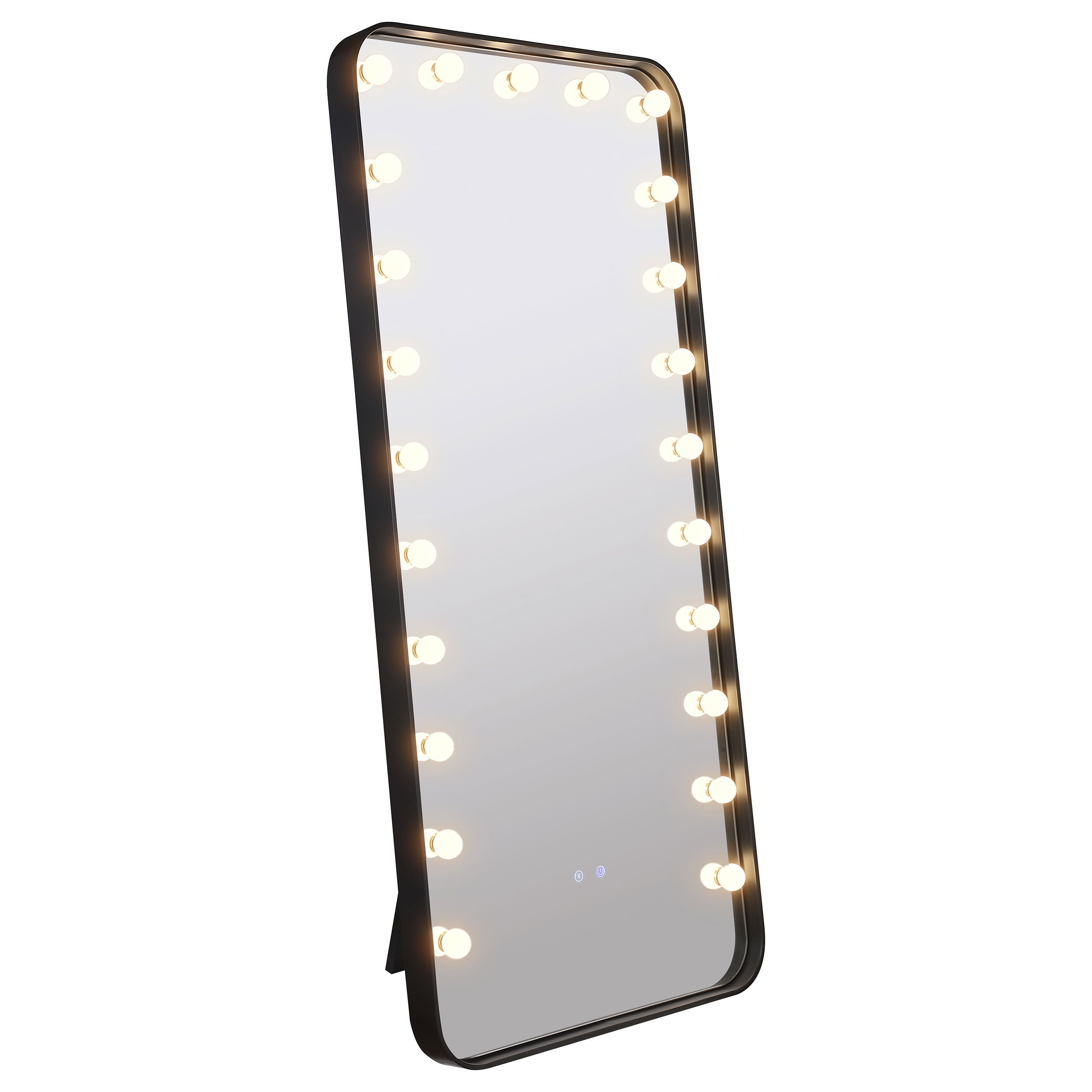 Canton Standing Mirror with LED Lighting and Bluetooth Speaker - Joseph's Furniture (East Orange, NJ)