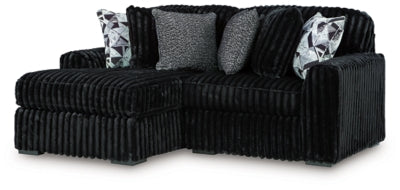 Midnight-Madness Sectional with Chaise - Joseph's Furniture (East Orange, NJ)