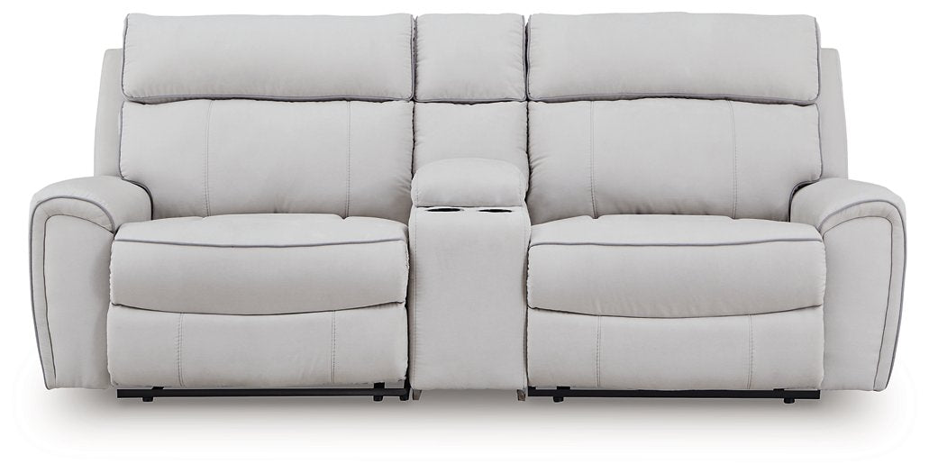 Social Pointe Power Reclining Sectional - Joseph's Furniture (East Orange, NJ)