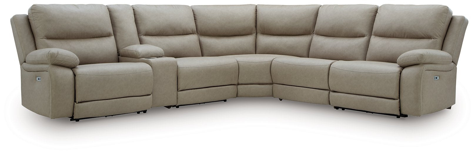 Narwhal Place Reclining Sectional with Storage Console - Joseph's Furniture (East Orange, NJ)