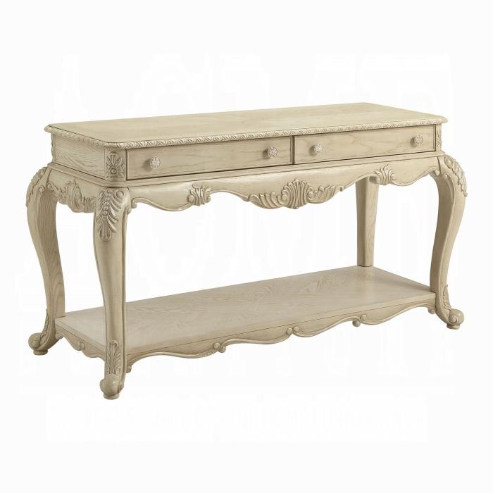 Ragenardus Antique White Sofa Table - Joseph's Furniture (East Orange, NJ)