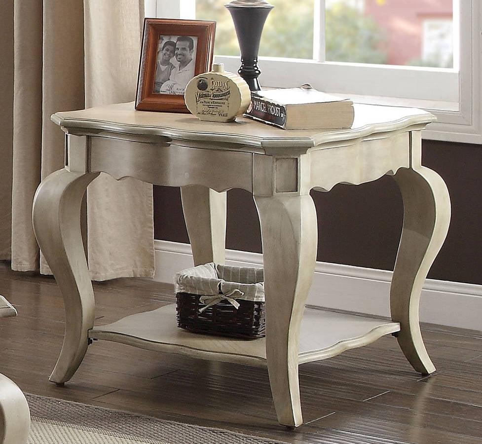 Acme Chelmsford End Table in Antique Taupe 86052 - Joseph's Furniture (East Orange, NJ)