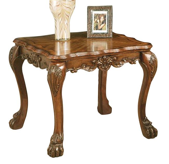 Acme Dresden Traditional End Table in Cherry Oak 12166 - Joseph's Furniture (East Orange, NJ)