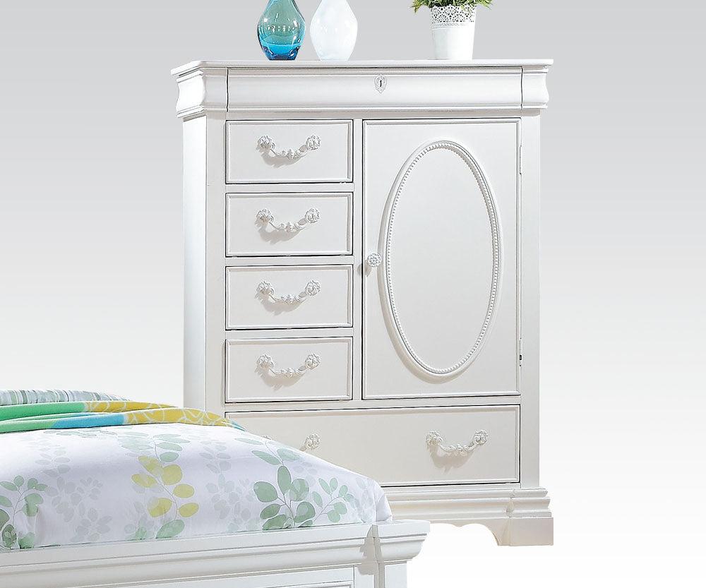 ACME Estrella Youth Chest in White 30246 - Joseph's Furniture (East Orange, NJ)