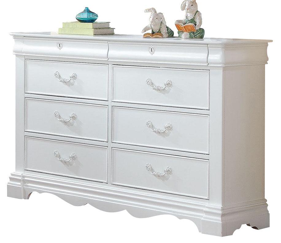 ACME Estrella Youth Dresser in White 30245 - Joseph's Furniture (East Orange, NJ)