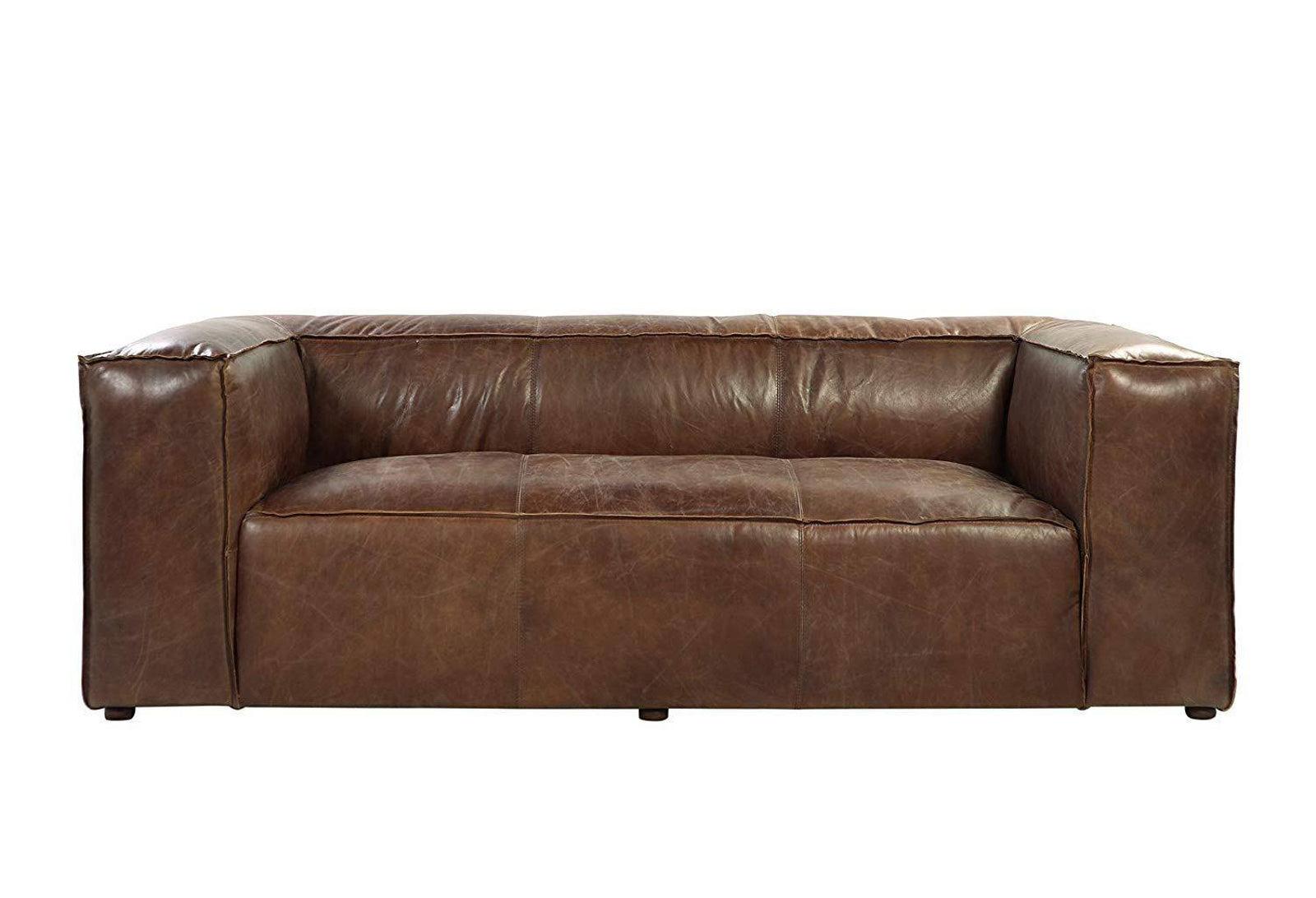 Acme Furniture Brancaster Sofa in Retro Brown 53545 - Joseph's Furniture (East Orange, NJ)