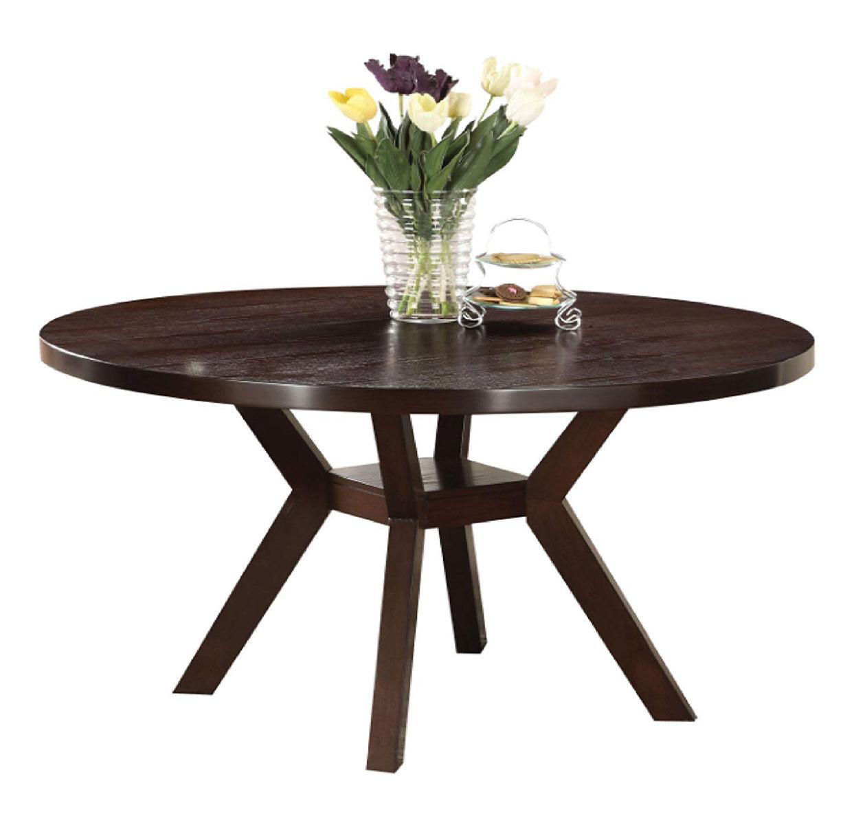 Acme Furniture Drake Round Dining Table in Espresso 16250 - Joseph's Furniture (East Orange, NJ)