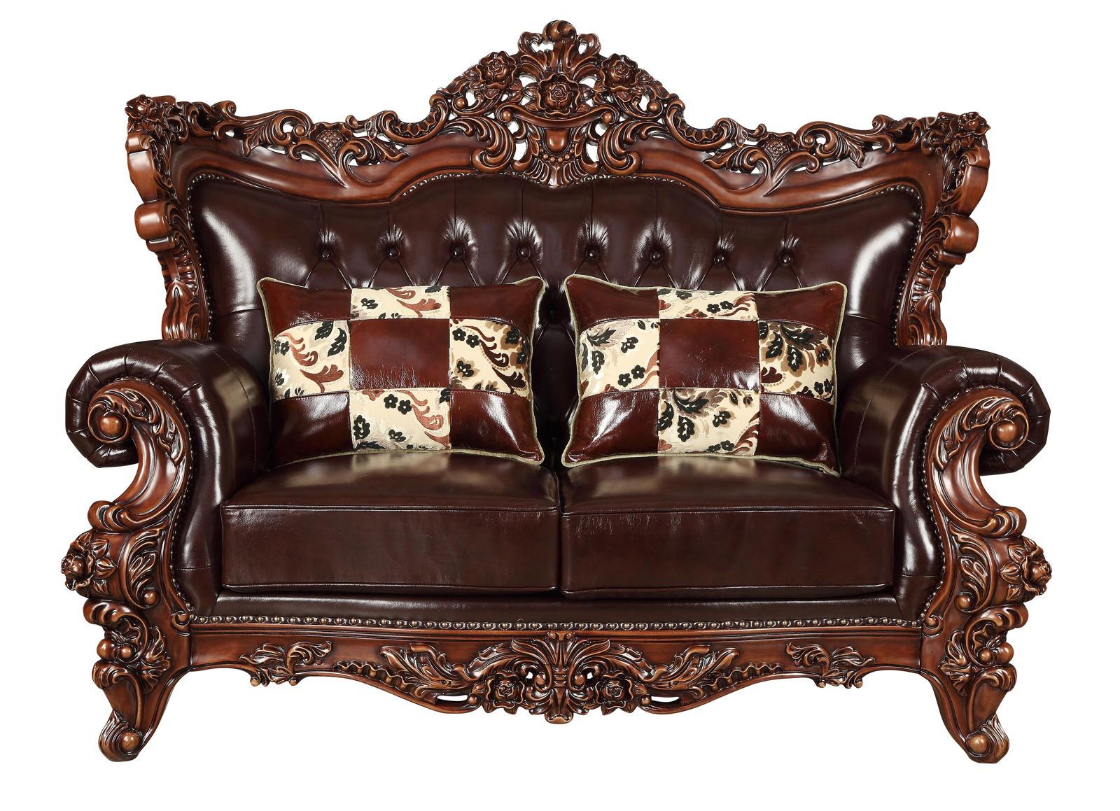 Acme Furniture Forsythia Loveseat in Espresso 53071 - Joseph's Furniture (East Orange, NJ)