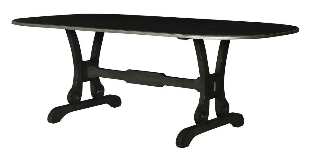 Acme Furniture House Beatrice Dining Table in Charcoal 68810 - Joseph's Furniture (East Orange, NJ)