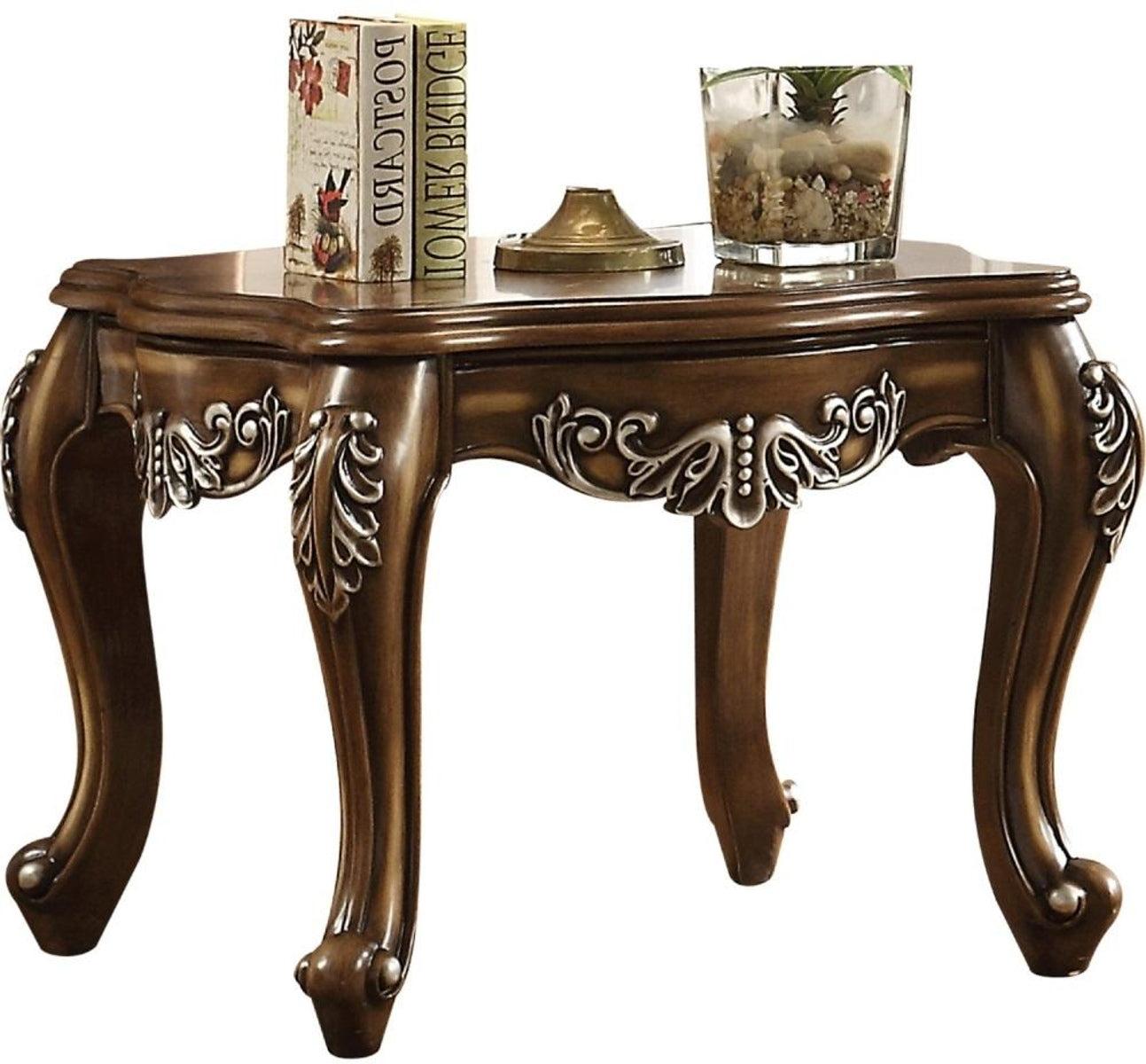 Acme Furniture Latisha End Table in Antique Oak 82117 - Joseph's Furniture (East Orange, NJ)