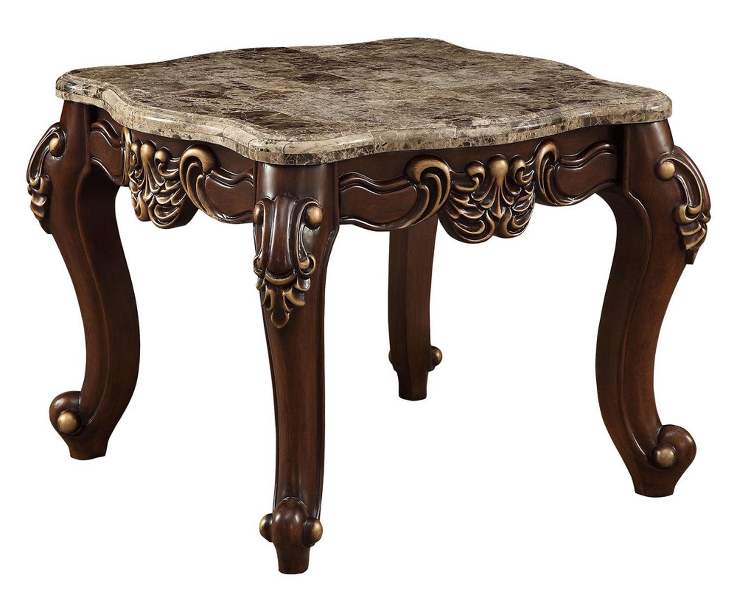 Acme Furniture Mehadi End Table in Walnut 81697 - Joseph's Furniture (East Orange, NJ)