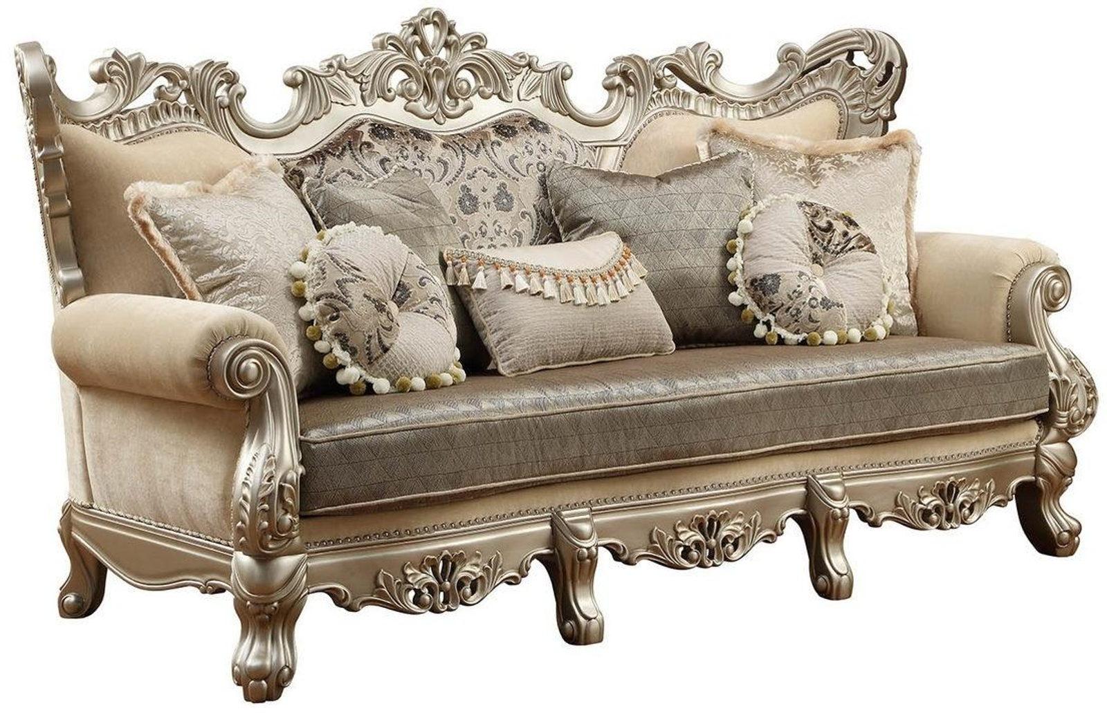Acme Furniture Ranita Sofa in Champagne 51040 - Joseph's Furniture (East Orange, NJ)