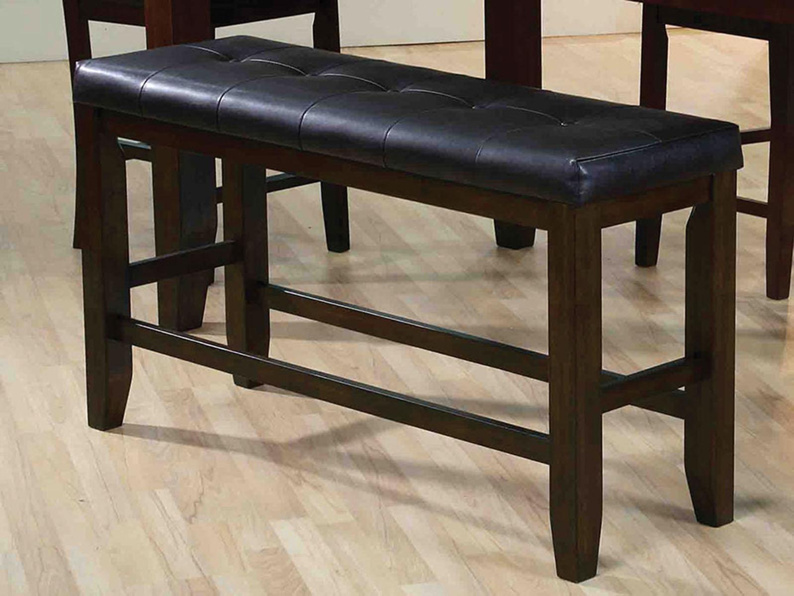 Acme Furniture Urbana Bench in Black and Espresso 74625 - Joseph's Furniture (East Orange, NJ)