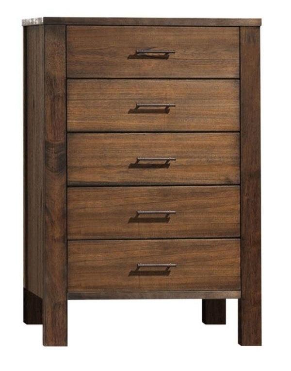 Acme Merrilee 5-Drawer Chest in Oak 21686 - Joseph's Furniture (East Orange, NJ)