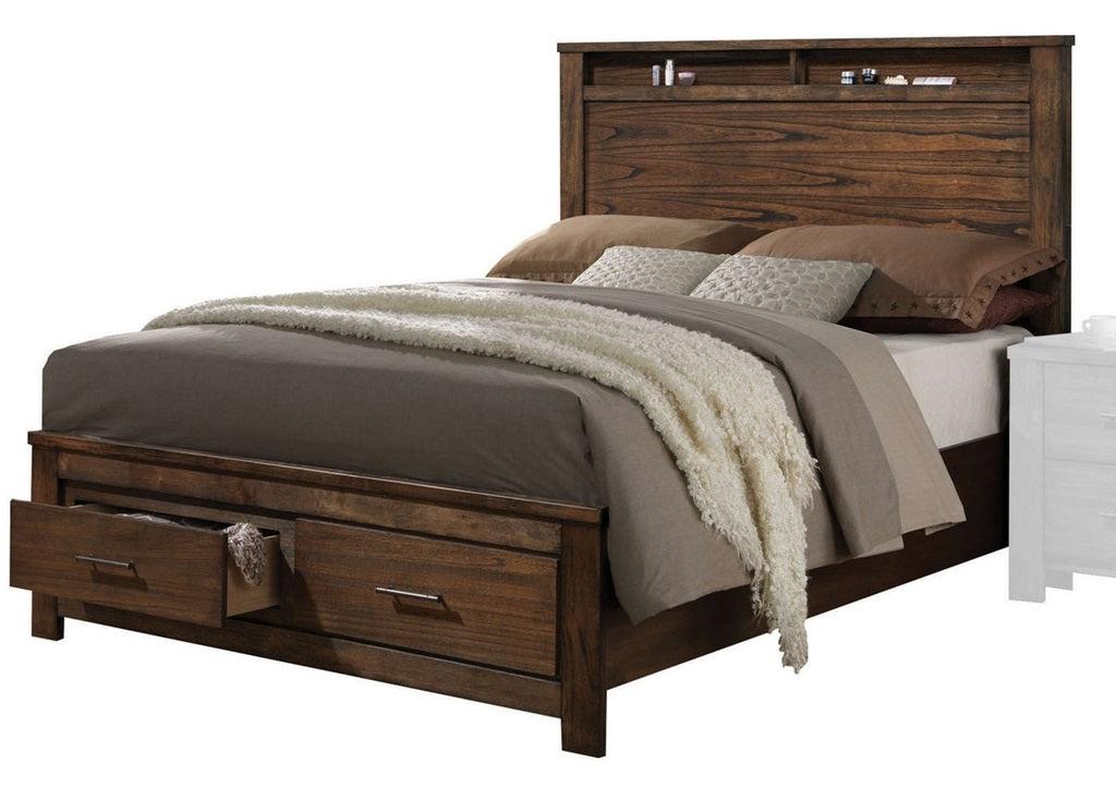 Acme Merrilee King Storage Bed in Oak 21677EK - Joseph's Furniture (East Orange, NJ)