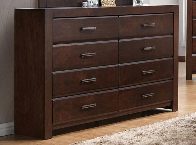 Acme Oberreit 8 Drawer Dresser in Walnut 25795 - Joseph's Furniture (East Orange, NJ)