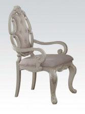 Acme Ragenardus Arm Chair in Antique White (Set of 2) 61283 - Joseph's Furniture (East Orange, NJ)