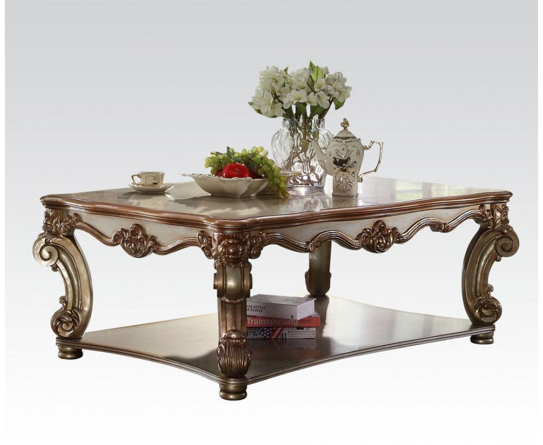 Acme Vendome Coffee Table in Gold Patina 83000 - Joseph's Furniture (East Orange, NJ)