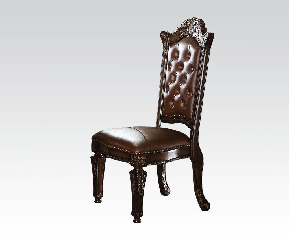Acme Vendome Dining Side Chair with Leather-Like Uphostery (Set of 2) 62004 - Joseph's Furniture (East Orange, NJ)