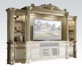 Acme Vendome Entertainment Center in Gold Patina 91310 - Joseph's Furniture (East Orange, NJ)